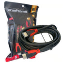CABO HDMI (MACHO X MACHO)( 5,0M)(2.1)(8K)(BRASFO)(HDMI-8105)