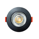 SPOT LED 7W REDONDO 3000K PRETO BIV