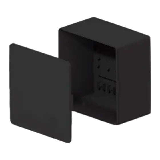 CAIXA PASSAG. PVC EMB 15X15CM T.PRETA