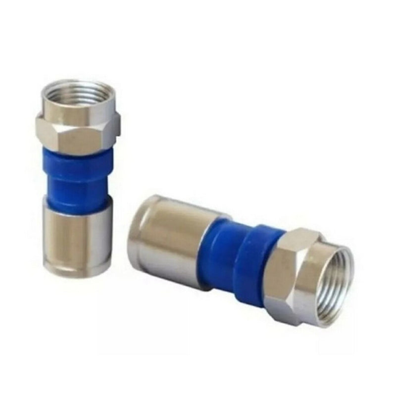 CONECTOR F (RG6) (COMPRESSAO) (UN) (PROEL)CNF60012AZ