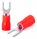 TERMINAL GARFO 3,7MM FIO 0,5-1,5MM VERM C/100*