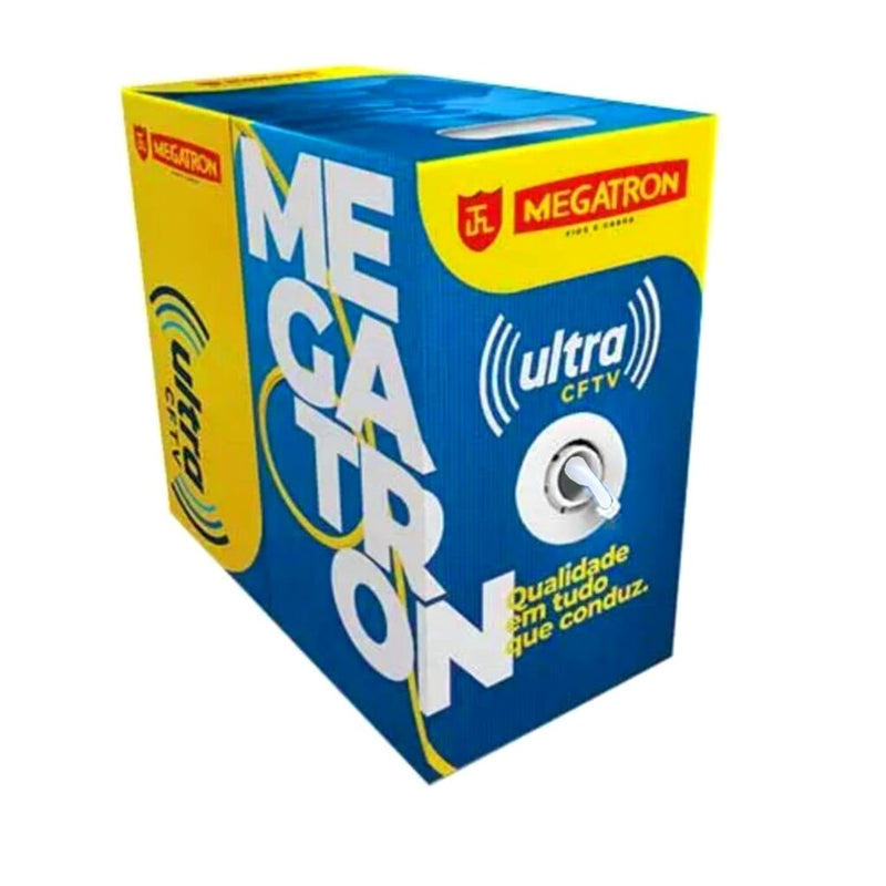 CABO REDE/CFTV (24AWG)(4 PAR)(BRANCO)(300M)(ULTRA)(2778)