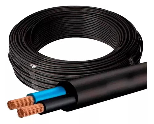 FIO CABO PP 1KV 2X2.5MM PRETO 100M